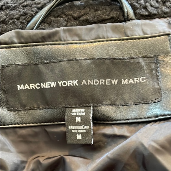 Andrew Marc Women's Bouclé Mixed Media Coat Medium - Picture 13 of 13